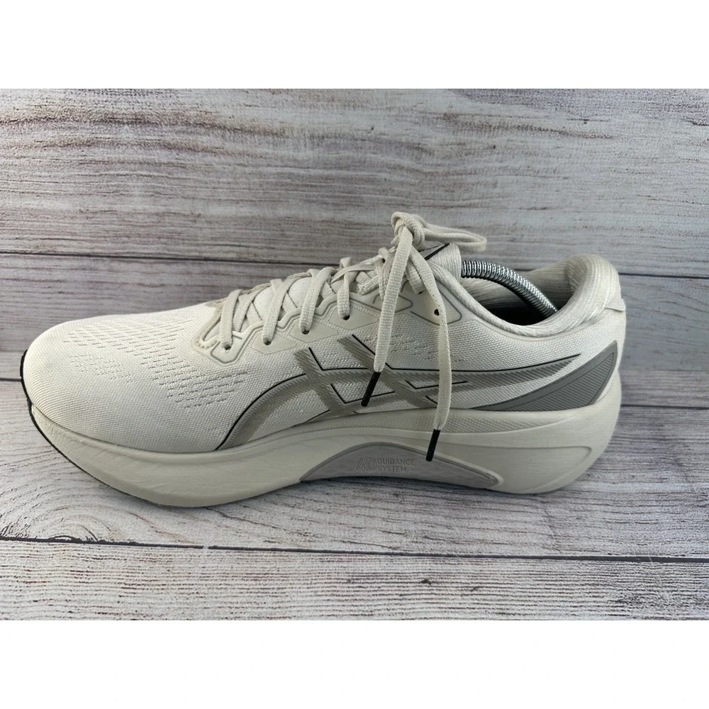 ASICS GEL-Kayano 30 Men's Oatmeal Lace Up Mesh Low Top Running Shoes 13